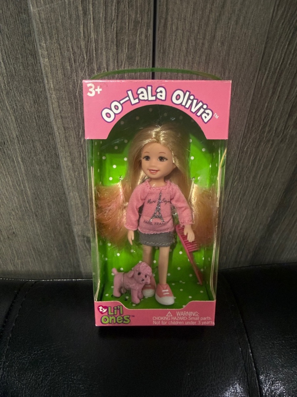 Retired Ty Li'l Ones Oo-LaLa Olivia & Pink Poodle Lil Ones Doll New Original Box